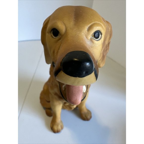 Aldon golden retriever fine porcelain Figurine Statue 1985 vintage 7.5” by 5” - Picture 14 of 16